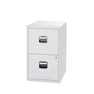 Bisley Soho A4 filing cabinet, 2 drawer, grey