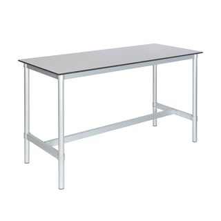 Premium lab table ENVIRO, 1500x600x900 mm, grey, silver