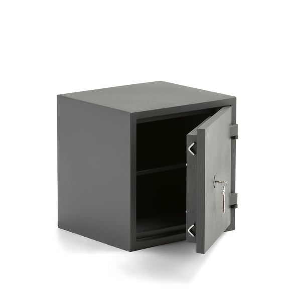 Kassakaappi SILVER, avainlukko, 450x445x390 mm, 36 litraa AJ Tuotteet