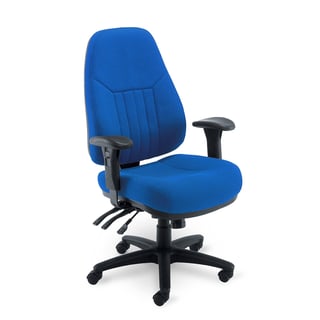 24 hour chair BASINGSTOKE, blue fabric
