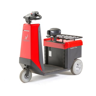 Towing tractor, 500 kg load capacity, red
