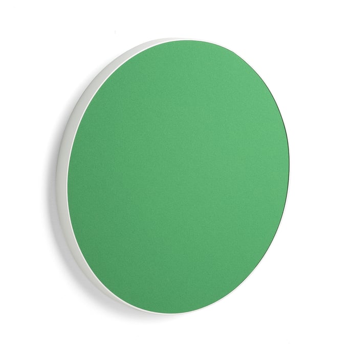 Wallmounted acoustic panel GRACE, Ø 780 mm, green AJ Products