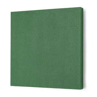 Lydabsorbent POLY, kvadrat, H600 B600 mm, mørk grønn
