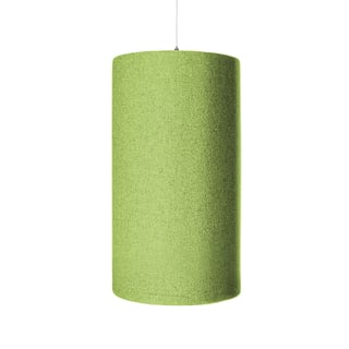 Hljóðdempandi eining, hengd í loft, sívalningur, Ø280x500 mm, limegræn