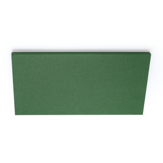Ljudabsorbent POLY, rektangel, 1180x600x56 mm, mörkgrön