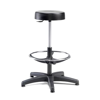 Průmyslová židle CAIRNS, Ø 310 mm, černá