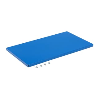 Extra shelf for tool cabinet SUPPLY, D 635 mm, 70 kg, 975x575 mm, blue
