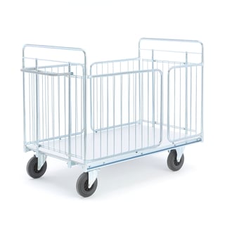 Distribution trolley CARRIER with side gates, 1800x850x1180 mm
