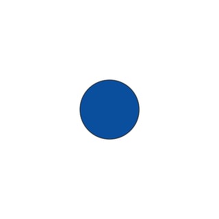 Floor signal, circle, 100-pack, blue