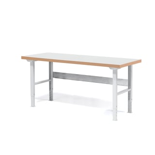 Profi dielenský stôl SOLID 750, nosnosť 750 kg, 2000x800 mm, laminát