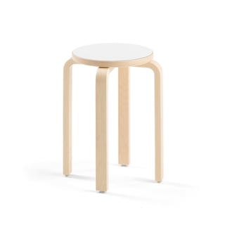 Children's stool DANTE, white laminate, H 460 mm