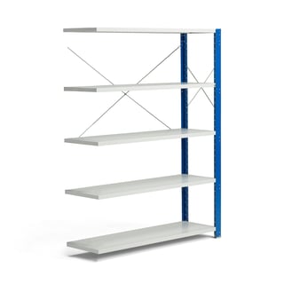 Shelving MIX, add-on section, 1740x1305x400 mm