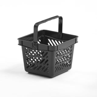 Shopping basket, 270x270x210 mm, 10 L, black