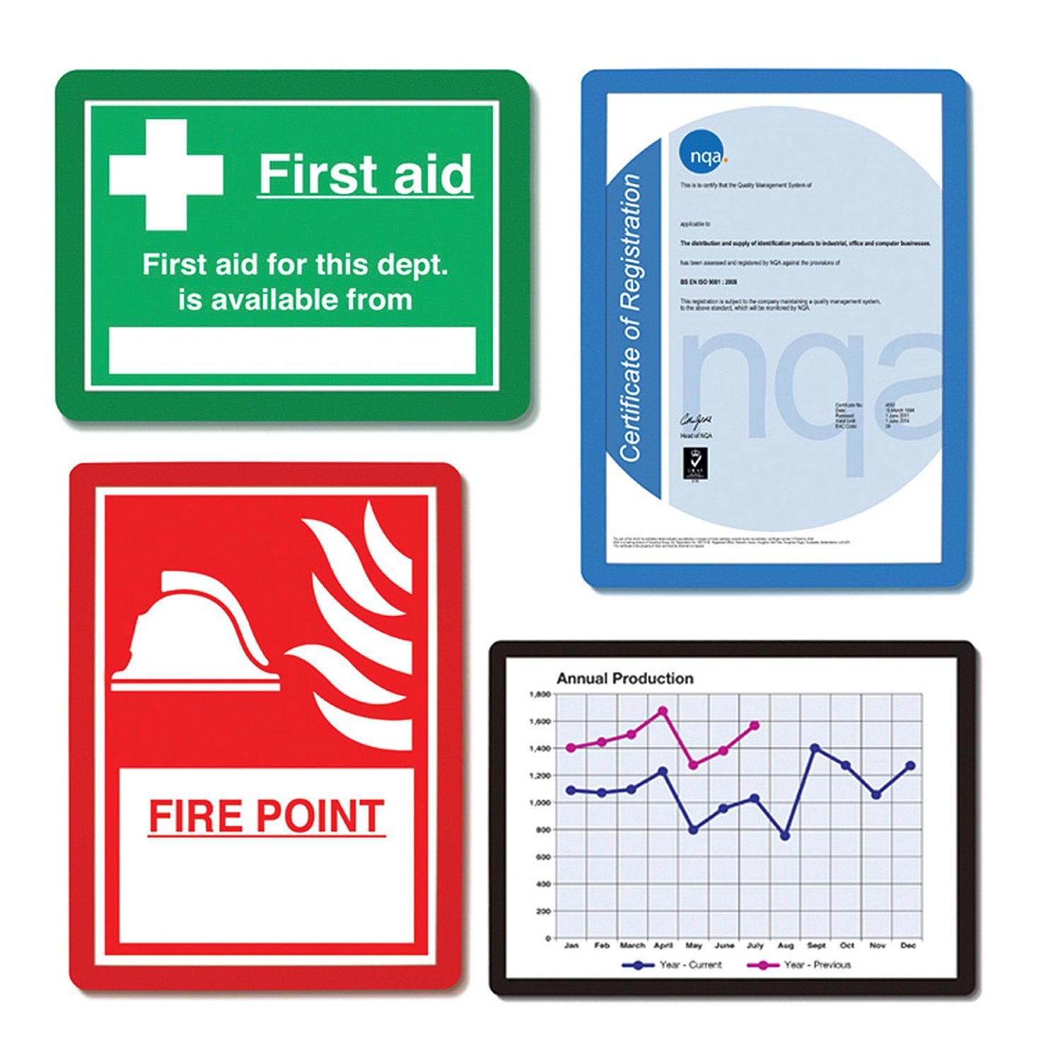 document frame, 10pack, A3, red AJ Products