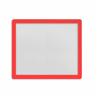 Magnetic document frame, 10-pack, A3, red