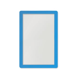 Self-adhesive document frame, 10-pack, A4, blue