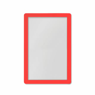 Self-adhesive document frame, 10-pack, A4, red