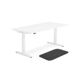 Kancelárska zostava: Stôl Modulus + podložka pre prácu v stoji