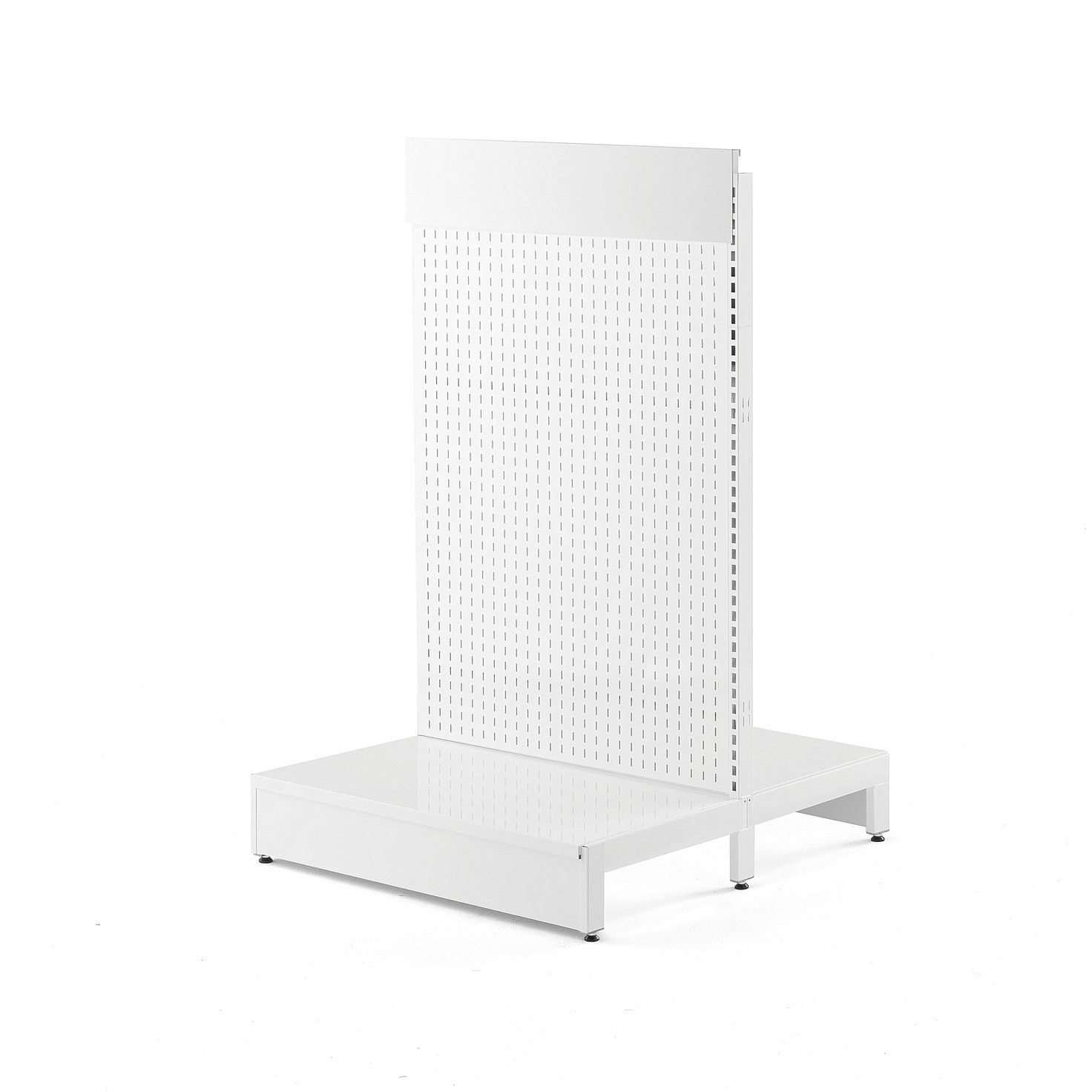 Retail shelving SHOP, floor standing, addon section, 1500x900x1040 mm