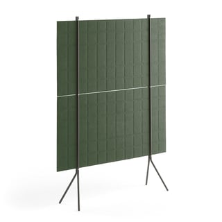 Floor screen SPLIT, 1200x1500 mm, green