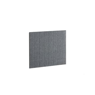 Acoustic panel SPLIT, 800x600 mm, dark grey