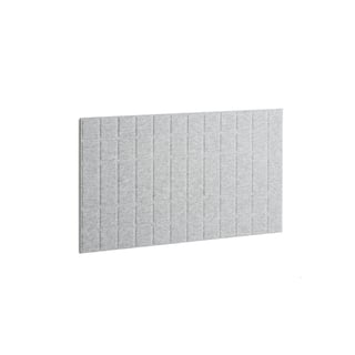 Lydabsorbent SPLIT for vegg, H600 B1200 mm, lys grå