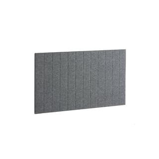 Lydabsorbent SPLIT for vegg, H600 B1200 mm, mørk grå