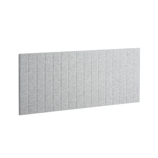 Lydabsorbent SPLIT for vegg, H600 B1600 mm, lys grå