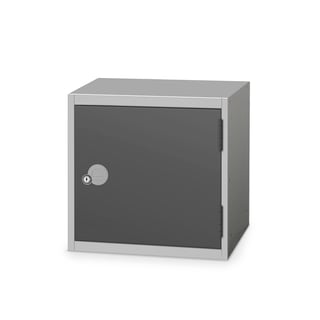 Cube locker, 450x450x450 mm, dark grey