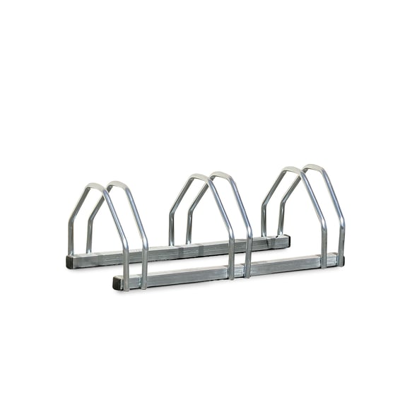 Cycle rack BRADLEY, 3 bikes, 250x720x330 mm AJ Products
