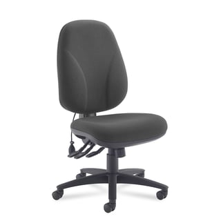 Office chair with lumbar pump TONGHAM, charcoal