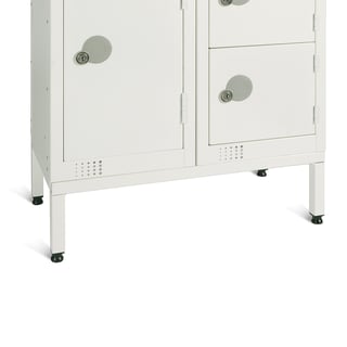 Locker stand, 450x150 mm, white