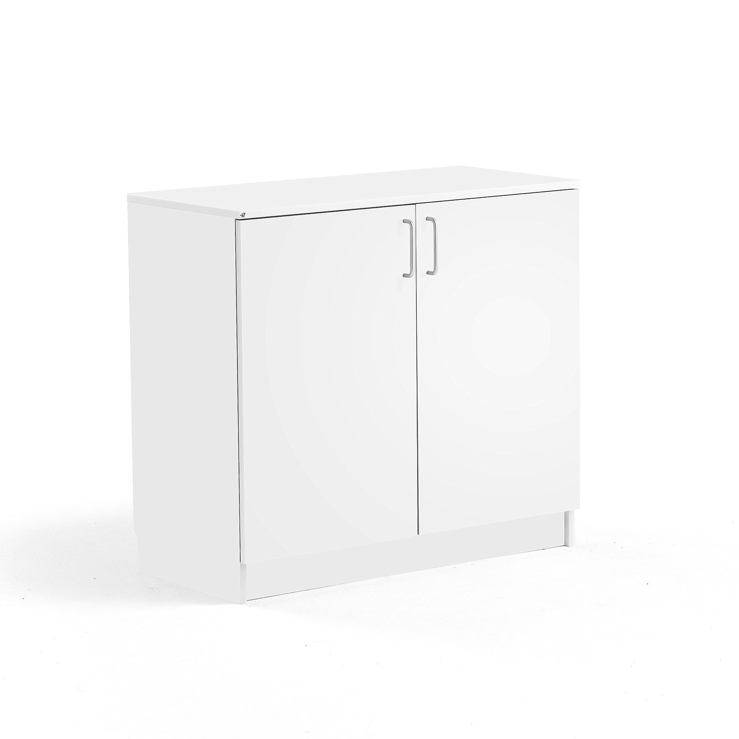 Low wooden storage THEO, 1 shelf, 6 drawers, white AJ Products