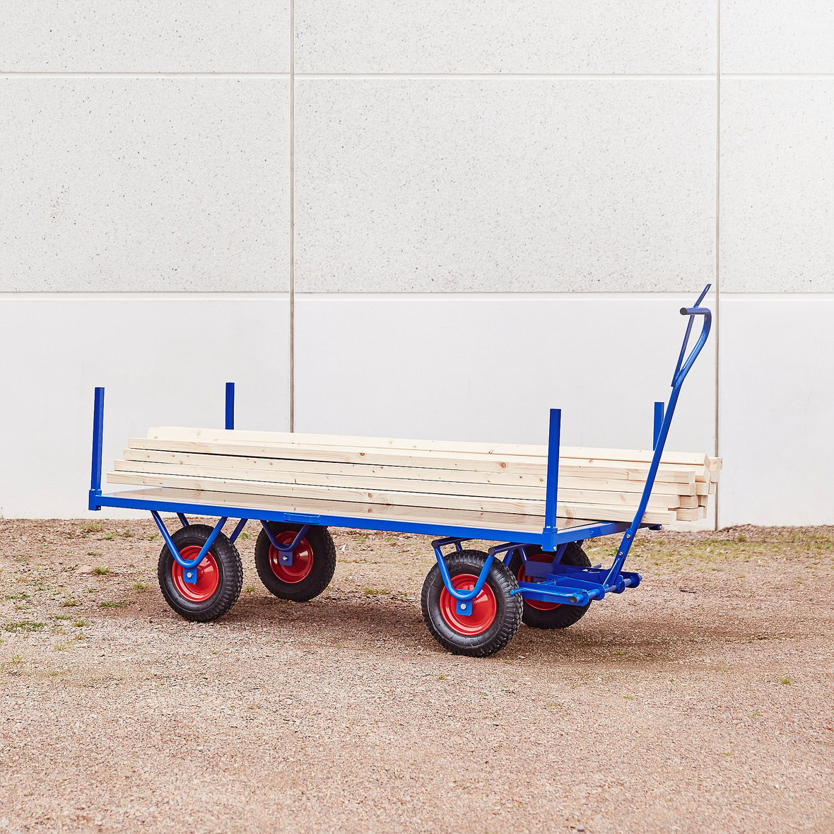 Heavy duty turntable platform trolley MIKE, 800 kg load, 2000x1000x460 ...