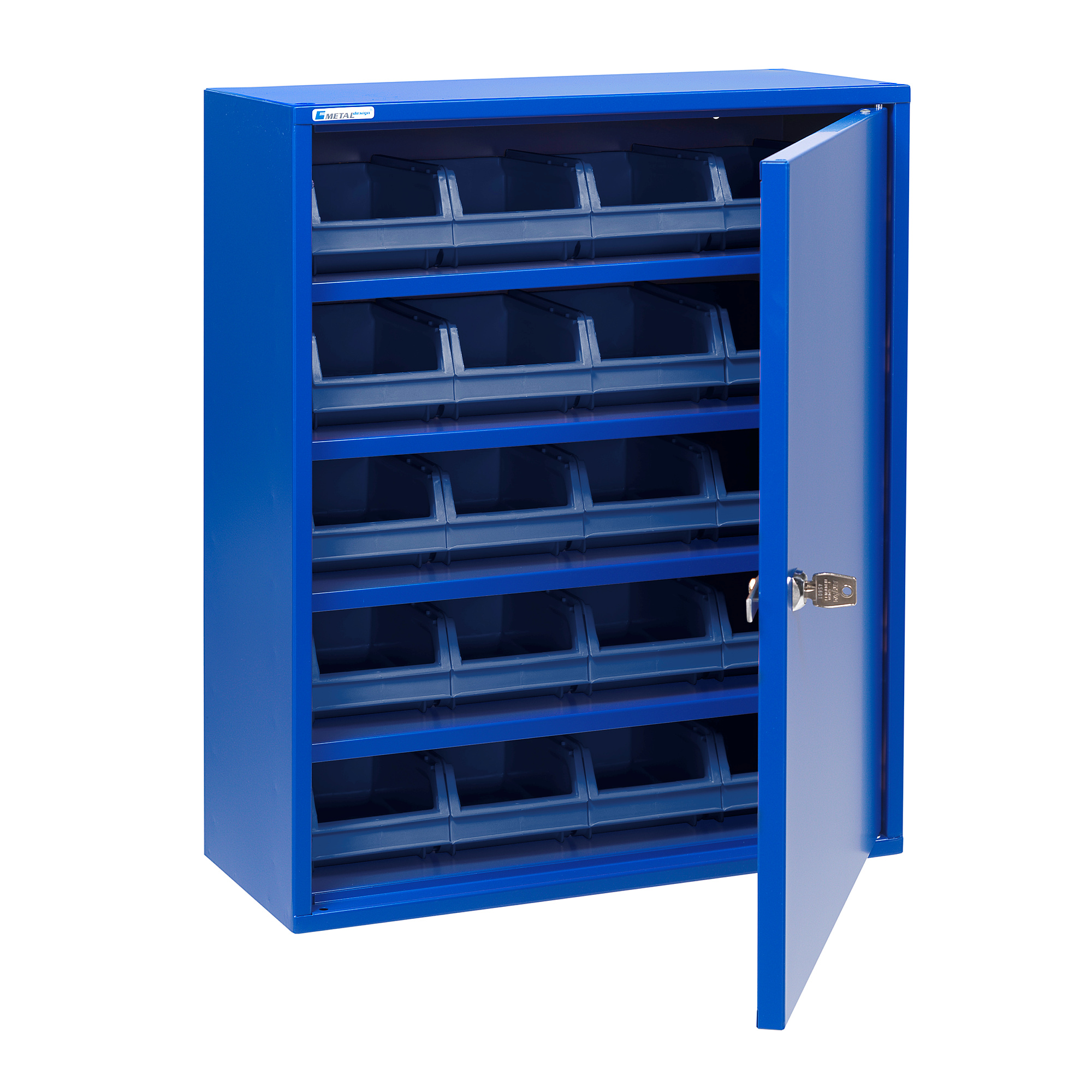 Small metal storage cabinet with deals lock