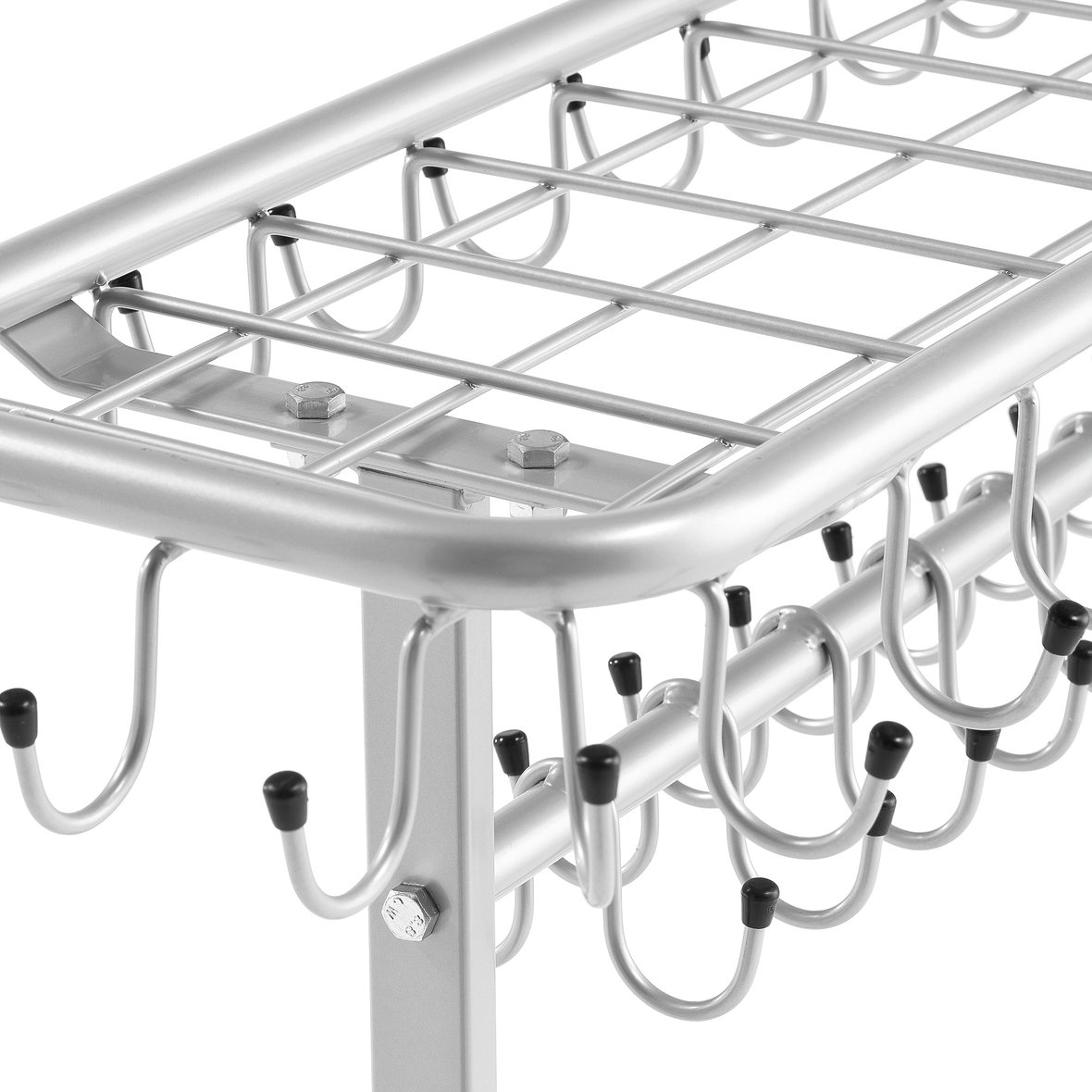 Mobile coat rack ORKAN, 46 hooks AJ Products