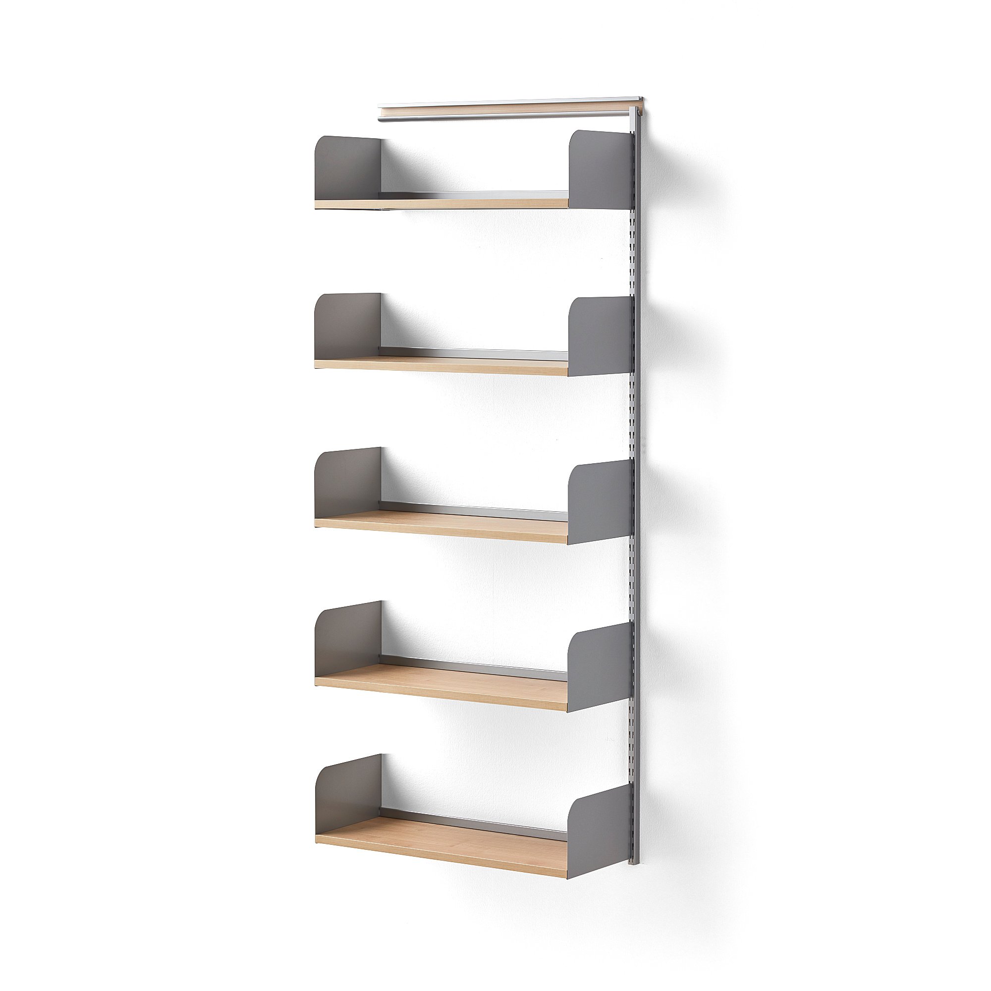 Wall mounted online shelving system