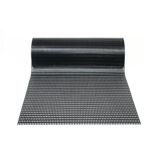Industrial anti-slip mat CHANNEL, 500 mm x 10 m, black
