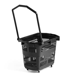 Shopping basket, 55 L, black