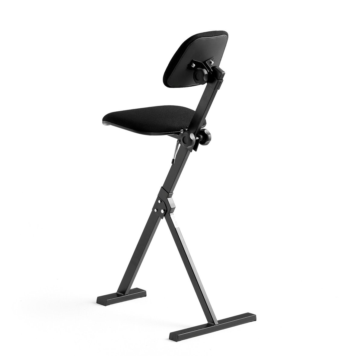 Sitstand chair, fabric, black AJ Products