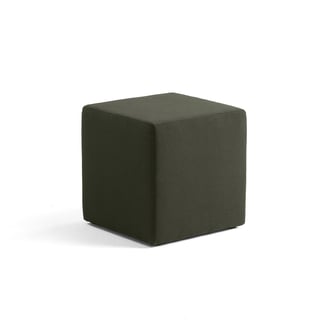 Seating block ELLA, 500x500 mm, dark green