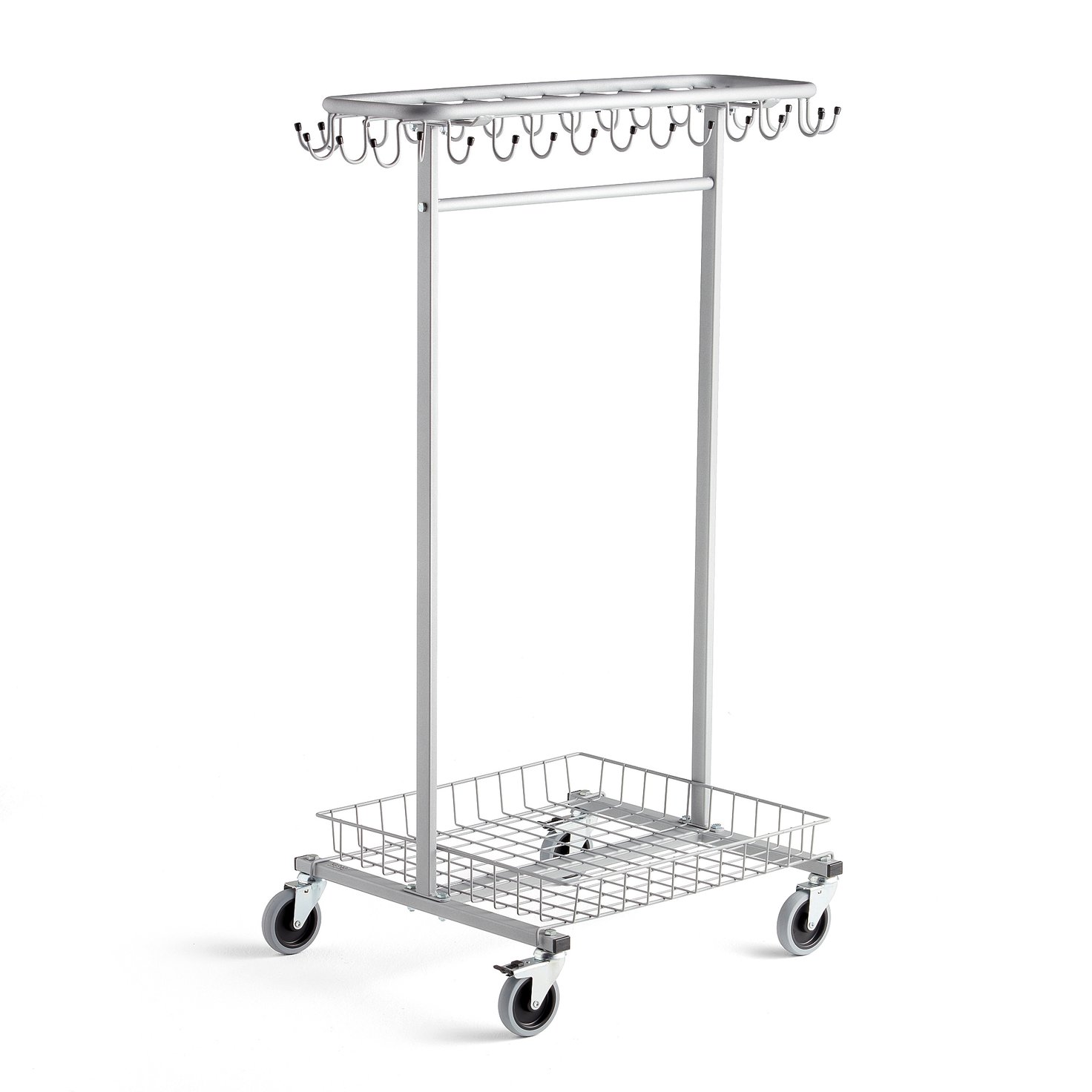 Shelf for mobile coat rack ORKAN, grey AJ Products