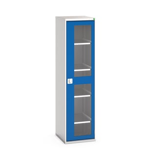 Industrial clear door cabinet BOTT ®, 525x550x2000 mm