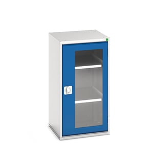 Industrial clear door cabinet BOTT ®, 525x550x1000 mm