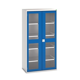 Industrial clear door cabinet BOTT ®, 1050x550x2000 mm