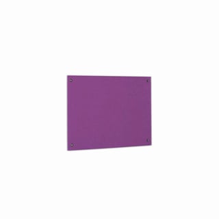 Recycled fire-retardant noticeboard, 900x600 mm, purple