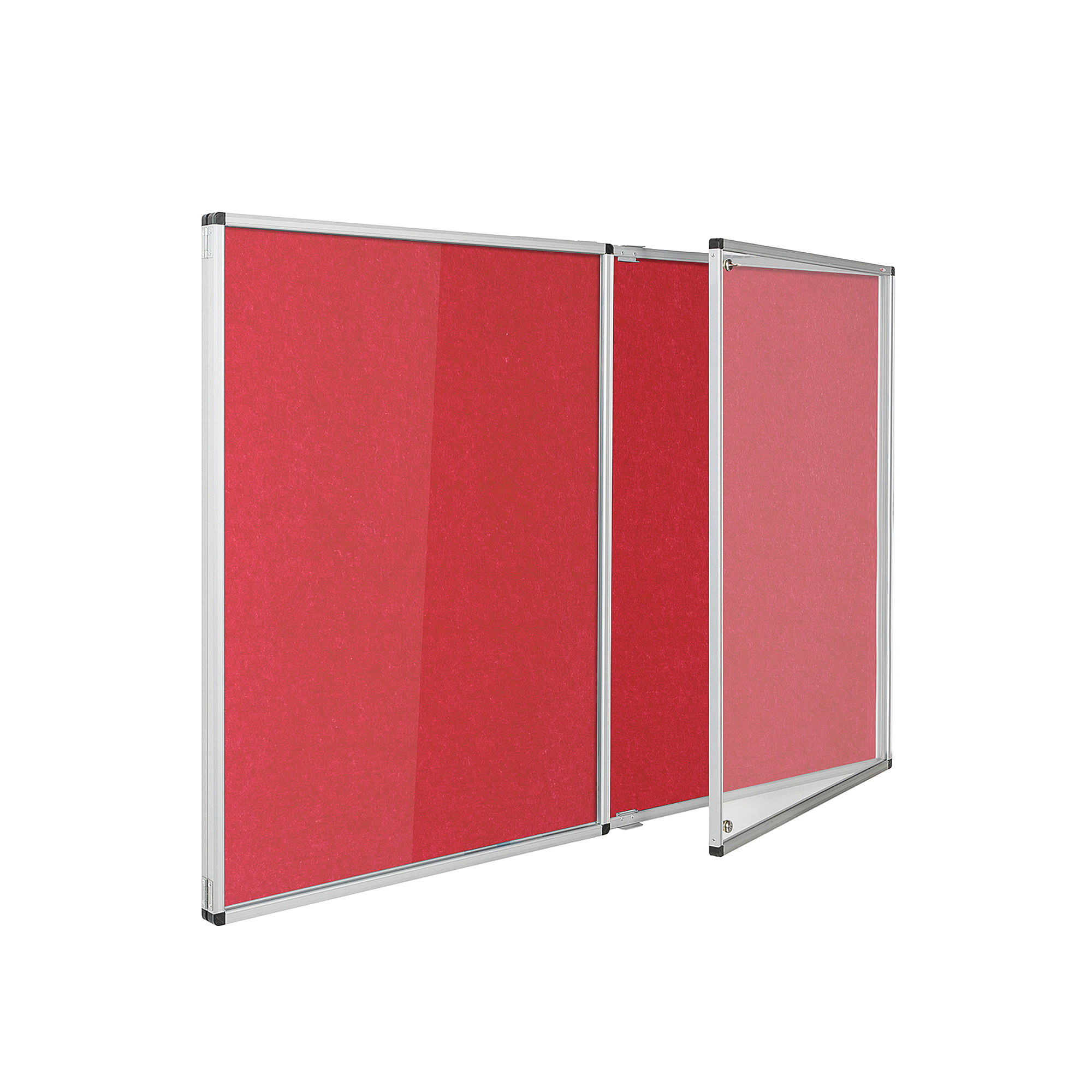 Fire-retardant Tamperproof Noticeboard, 1800x1200 Mm, Red | AJ Products