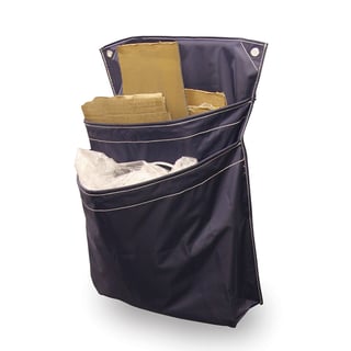 Trolleysack ® on-the-go recycling for trolleys, double pocket
