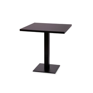 Square café table JESSICA, 700x700x755 mm, black, black