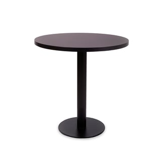 Round café table JESSICA, Ø600x755 mm, black, black